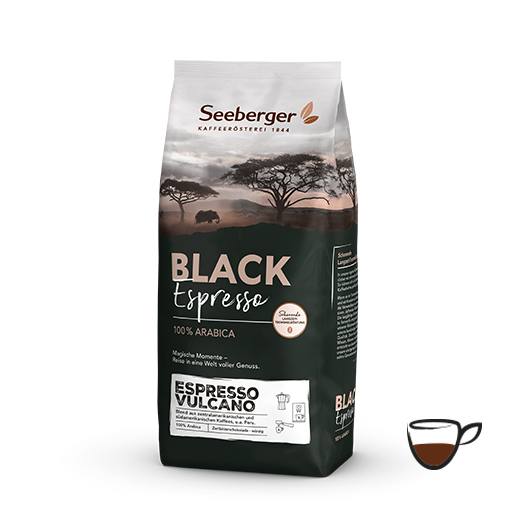 Packung Seeberger Espresso Vulcano Kaffee