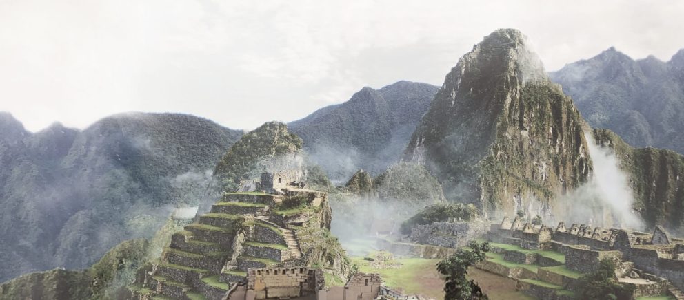 Inkastadt Machu Picchu mit dem Huayna Picchu Berg im Hintergrund