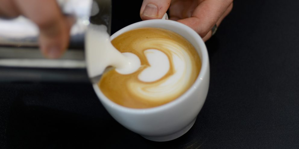 Gießen von Latte ARt