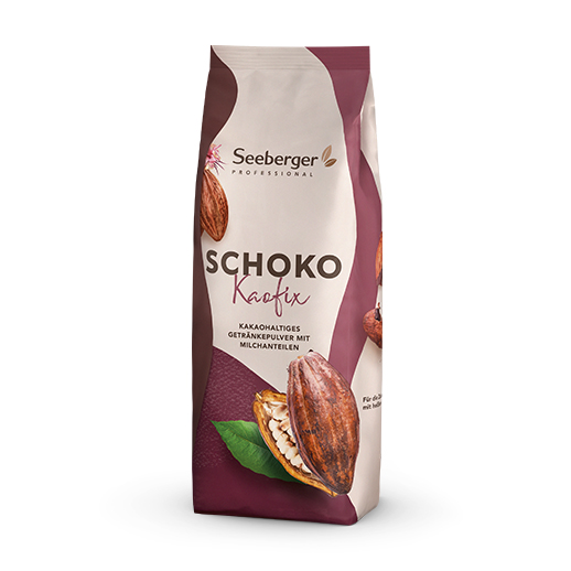 Packung Trinkschokolade Seeberger Kaofix