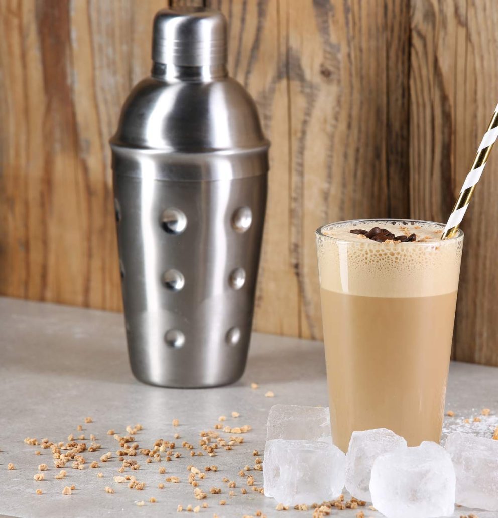 seeberger-iced-coffee Iced Coffee neben Shaker