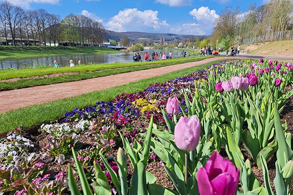 Weserscholle der Landesgartenschau Höxter