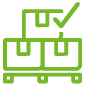 Pictogram Kartons auf Wagen