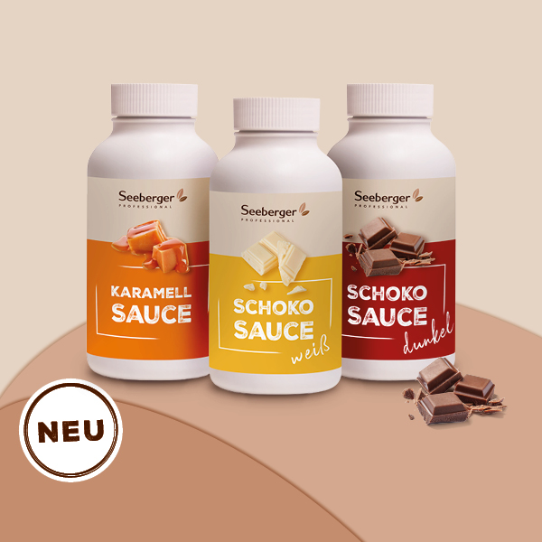 Karamell- und Schoko-Saucen