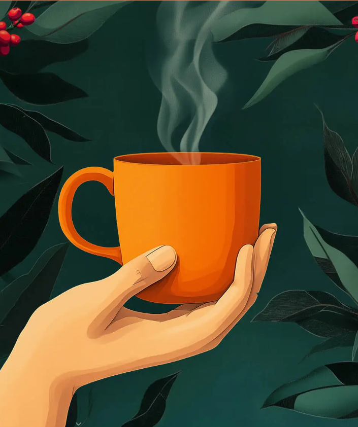 Von der Bohne bis zur Tasse. Durchweg ein gutes Gefühl.