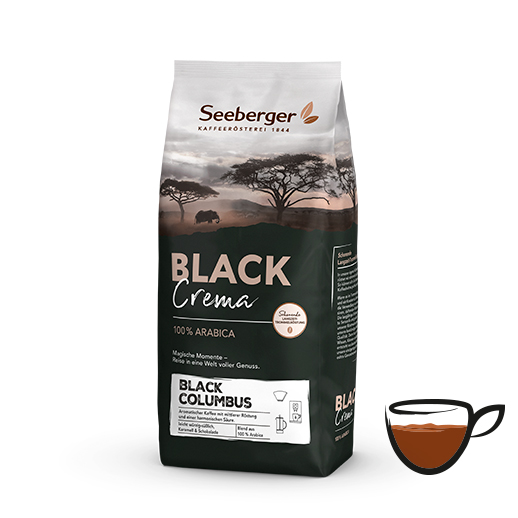 Röstkaffee Seeberger, Black Label, Black Columbus