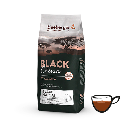 Röstkaffee Seeberger, Black Label, Black Massai