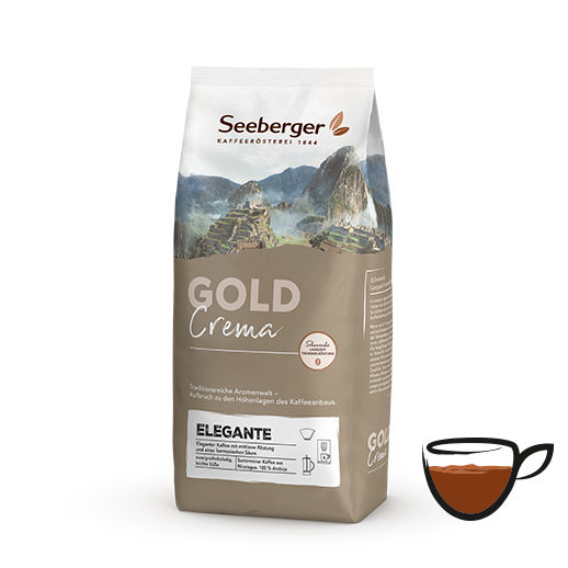 Röstkaffee Seeberger, Gold Label, Elegante