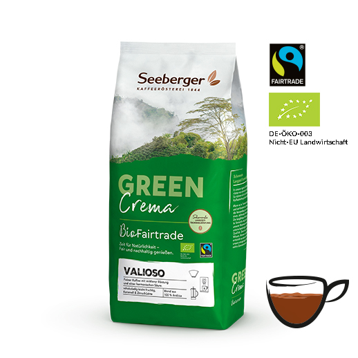 Röstkaffee Seeberger, Green Label, Valioso