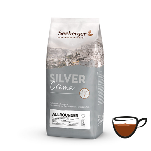 Röstkaffee Seeberger, Silver Label, Allrounder