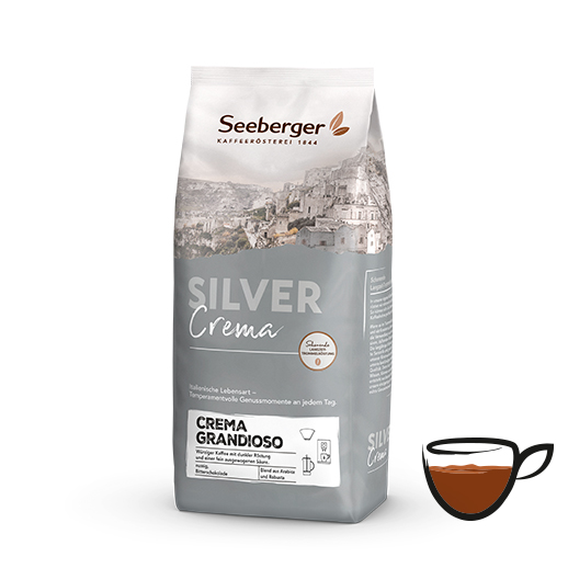 Röstkaffee Seeberger, Silver Label, Grandioso