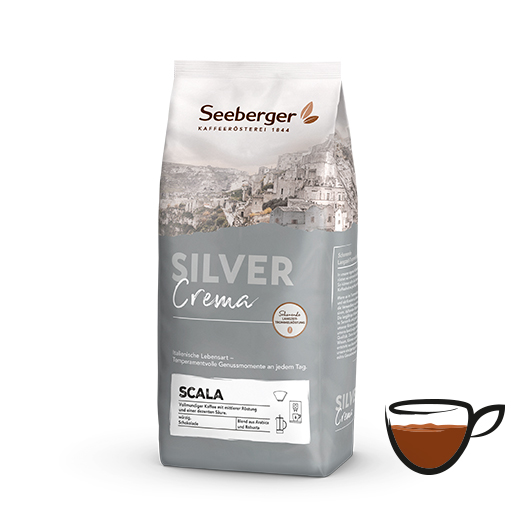 Röstkaffee Seeberger, Silver Label, Scala
