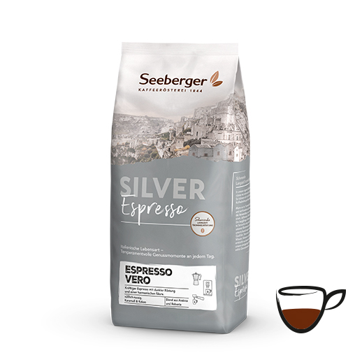 Röstkaffee Seeberger, Silver Label, Espresso Vero