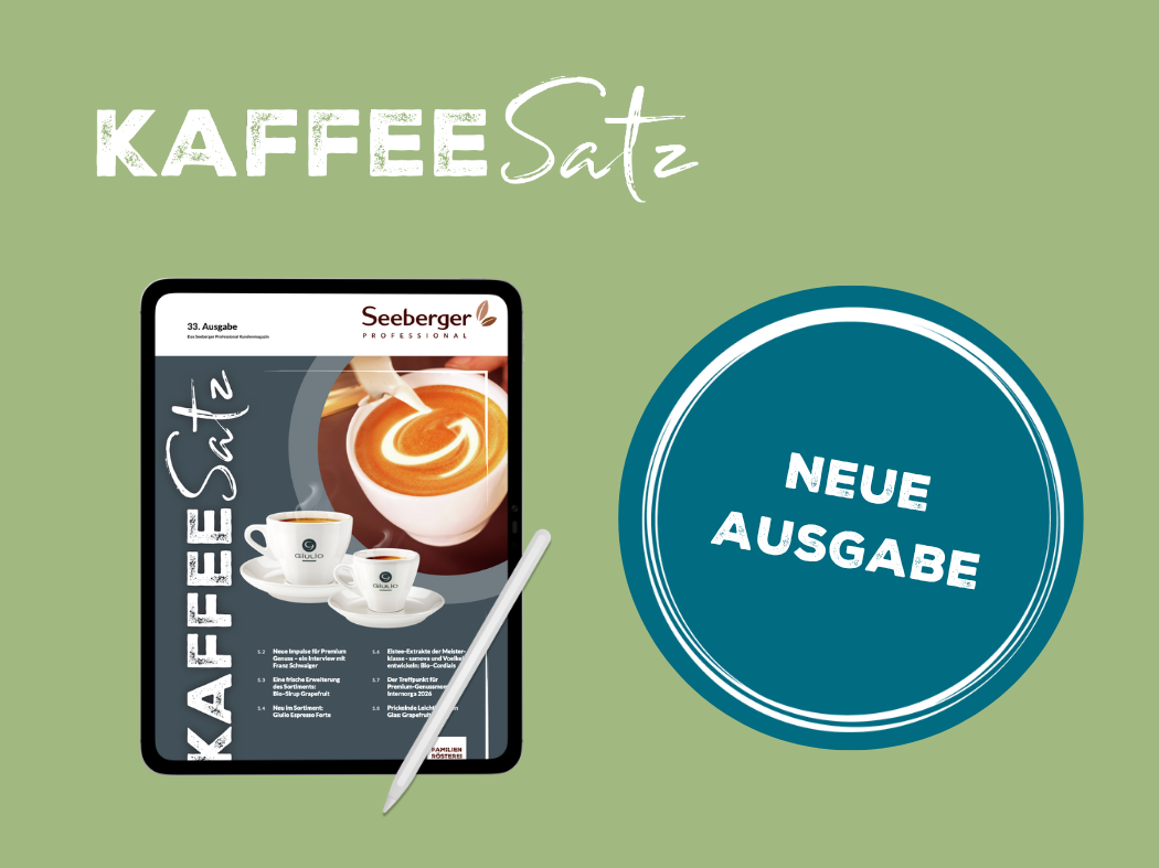 KaffeeSatz Nr. 33, Zukunft denken, Genuss erleben, Kundenmagazin