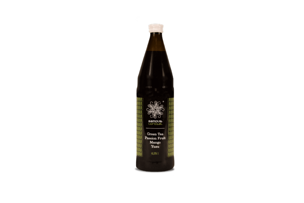 samova-cordial-green-tea-passionfruit-mango-yuzu samova Cordial, Bio-Cordial, Green Tea, Passionfruit, Mango, Yuzu